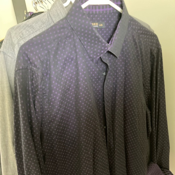 12 Large Casual Button Down Shirts - Picture 4 of 12